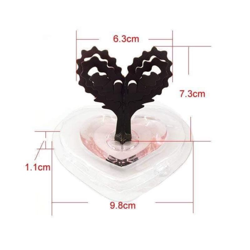 Sculpture Papier Arbre en Cœur