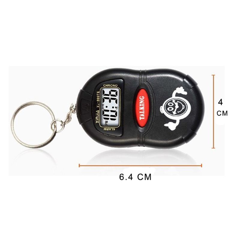 Horloge Parlante De Poche Avec Réveil Vocal Et Affichage LCD