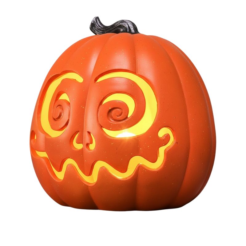 Citrouilles Halloween Terrifiante avec Éclairage Intégré