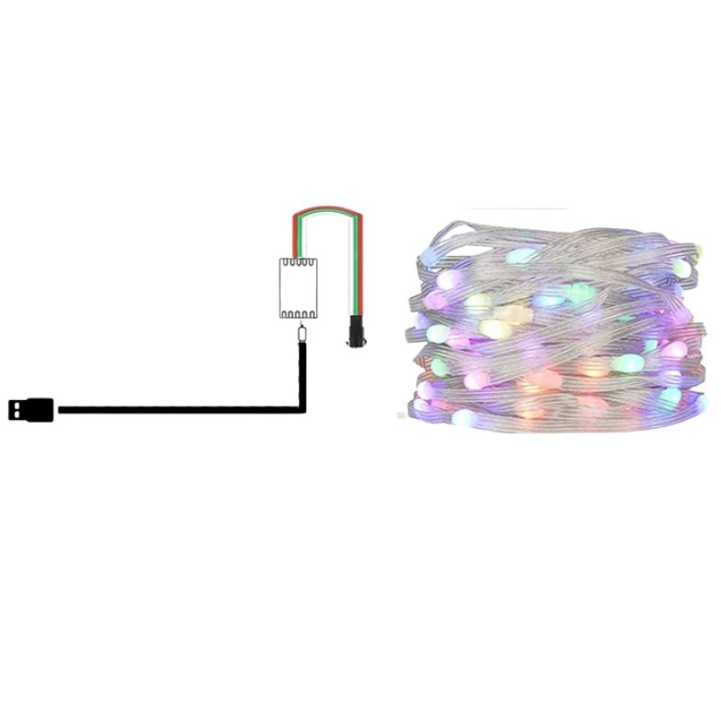 Guirlandes Guinguette Multicolores Connectées