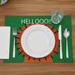 Set De Table en Lin Motif Lion