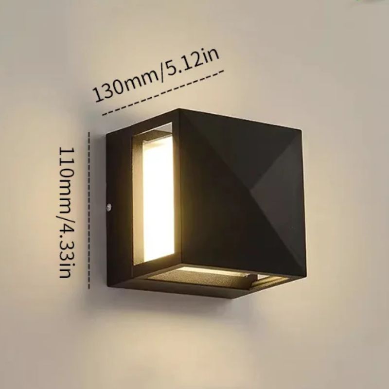 Applique Murale Extérieur À Éclairage Doux Et Uniforme