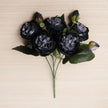 Fleur Artificielle Noir Avec Bouquet Sombre En Style Contemporain