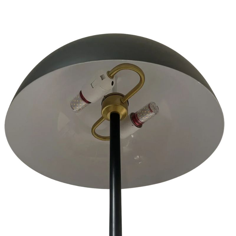 Lampe Champignon Noire Design Scandinave