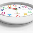 Horloge Murale Éducative Avec Chiffres Colorés