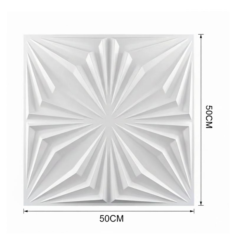 Panneau Mural Décoratif Moderne Avec Motif Symétrique 12 Pièces