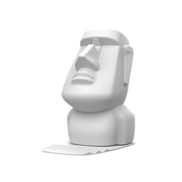 Sculpture Moai Moderne Avec Design Minimaliste Contemporain