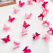 Guirlandes pour Anniversaire Papillon Rose 3D Lot de 4