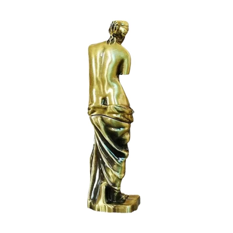 Sculpture Venus Classique En Finition Or Brillante Élégante