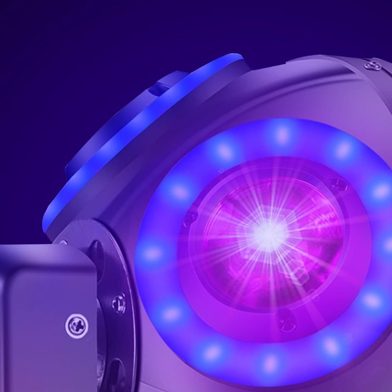 Éclairage de Salle Professionnel à Effet Stroboscopique et Rotation Infinie