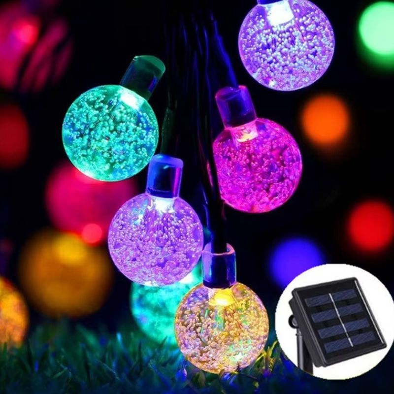 Guirlandes Guinguette Multicolores Boules Cristal