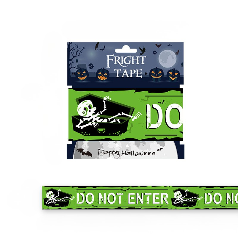 Décorations Halloween Bande d’Avertissement Effrayante