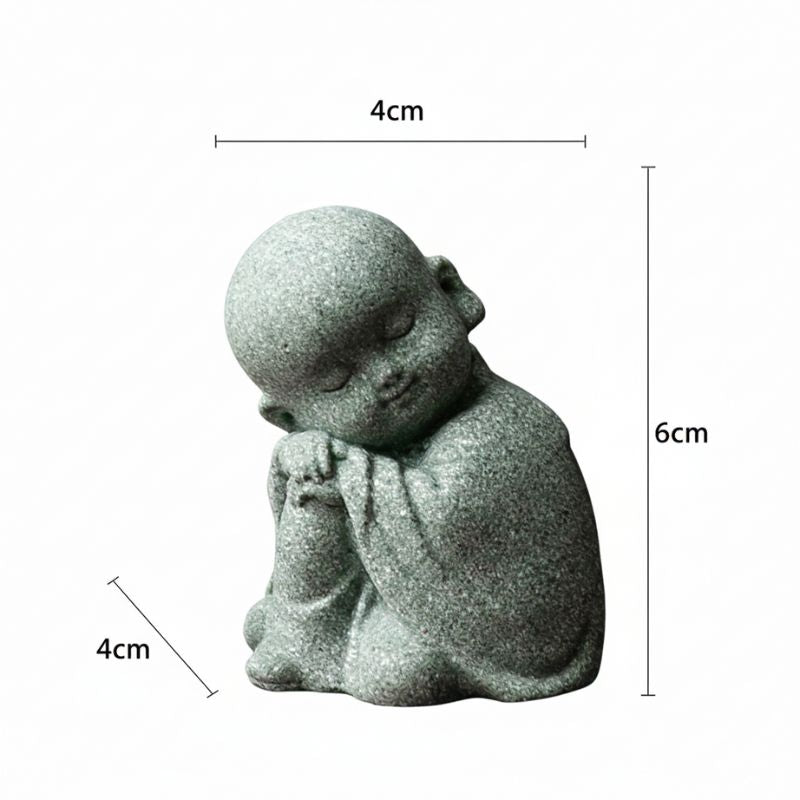 Sculpture Pierre Moine Enfant Endormi