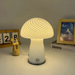 Lampe Champignon Année 70 En Verre Design Vintage