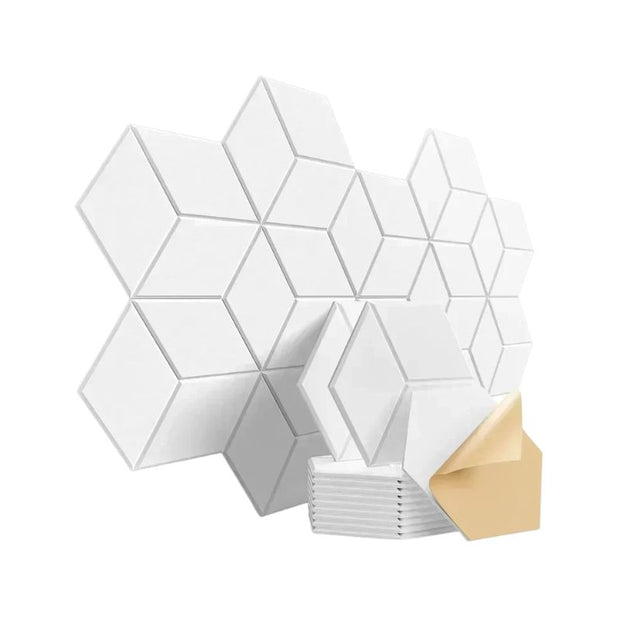 Panneau Mural Acoustique Hexagonal Insonorisant Auto Adhésif