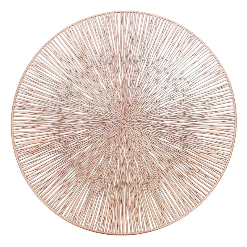 Set De Table Vinyle Brillant Et Lavable 6 Pièces