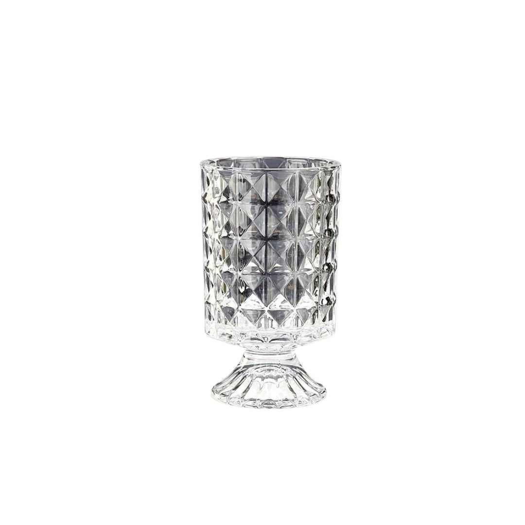 Vase en Cristal Gaufré pour Décoration de Table