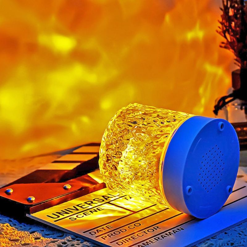 Éclairage de Soirée Cristal à Ondulation avec Télécommande