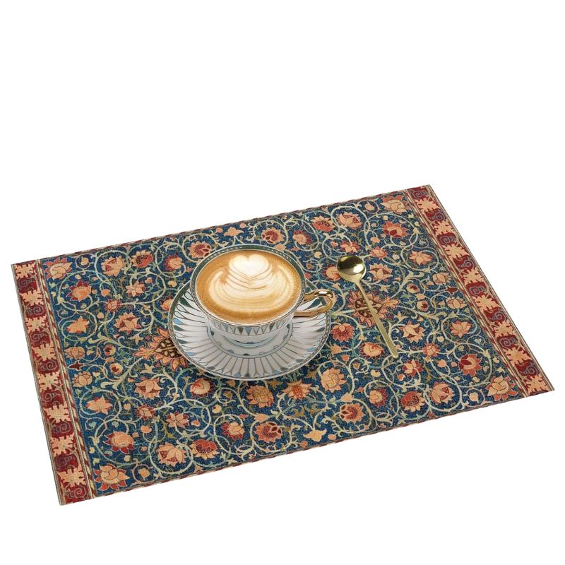 Set De Table En Lin Vintage Inspiration Orientale
