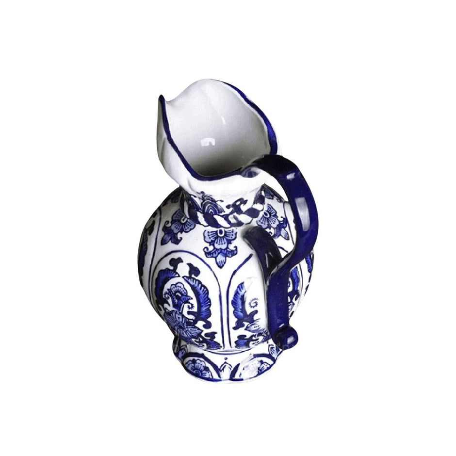 Vase en Porcelaine Style Antique en Bleu et Blanc