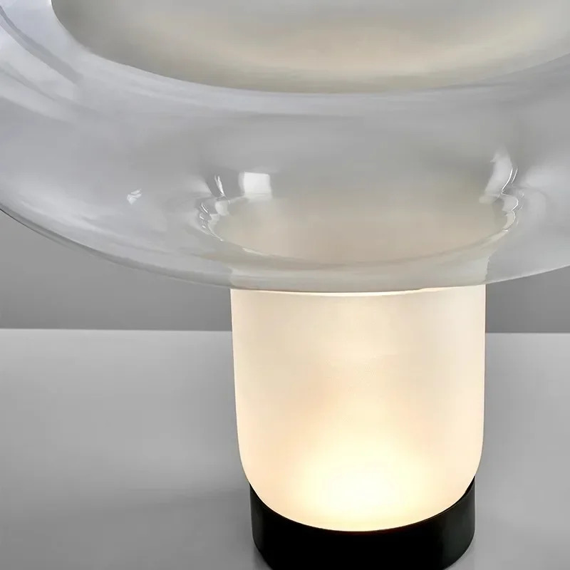 Lampe Champignon En Verre Design Nordique LED