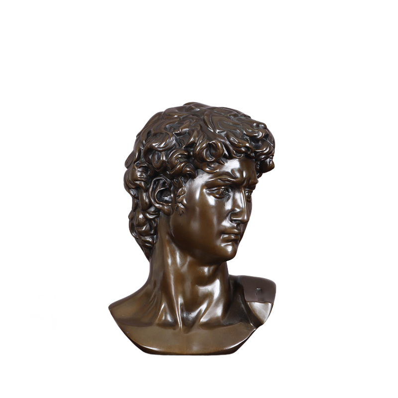Sculpture Décorative David En Bronze Avec Style Artistique Noble