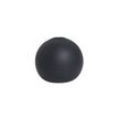 Vase Rond Noir en Céramique pour Fleurs Artificielles