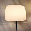 Lampe À Poser Champignon Blanche Avec Pied Chromé Original
