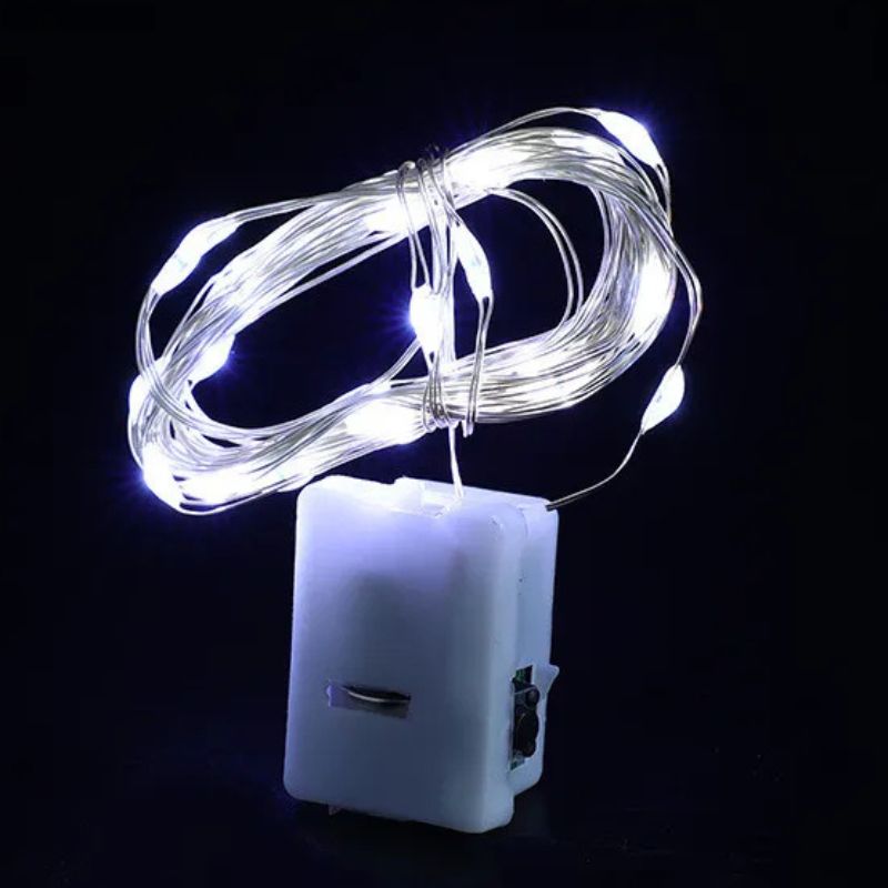 Guirlande LED à Piles 3 Modes Lumineux