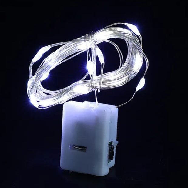 Guirlande LED à Piles 3 Modes Lumineux