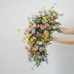 Guirlande De Fleurs Artificielles Avec Feuillage Retombant