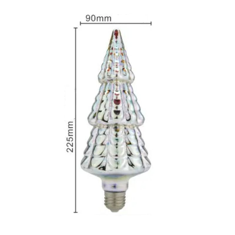 Lanterne Décorative Sapin Lumineux Effet Cristal