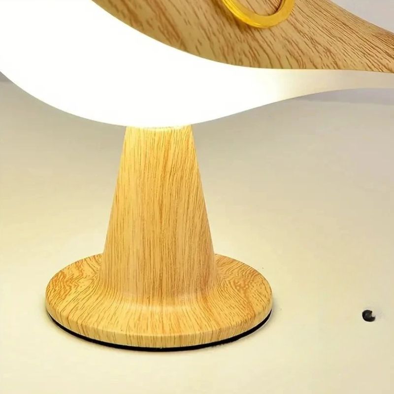 Oiseaux Lumineux LED En Bois Avec Design Moderne