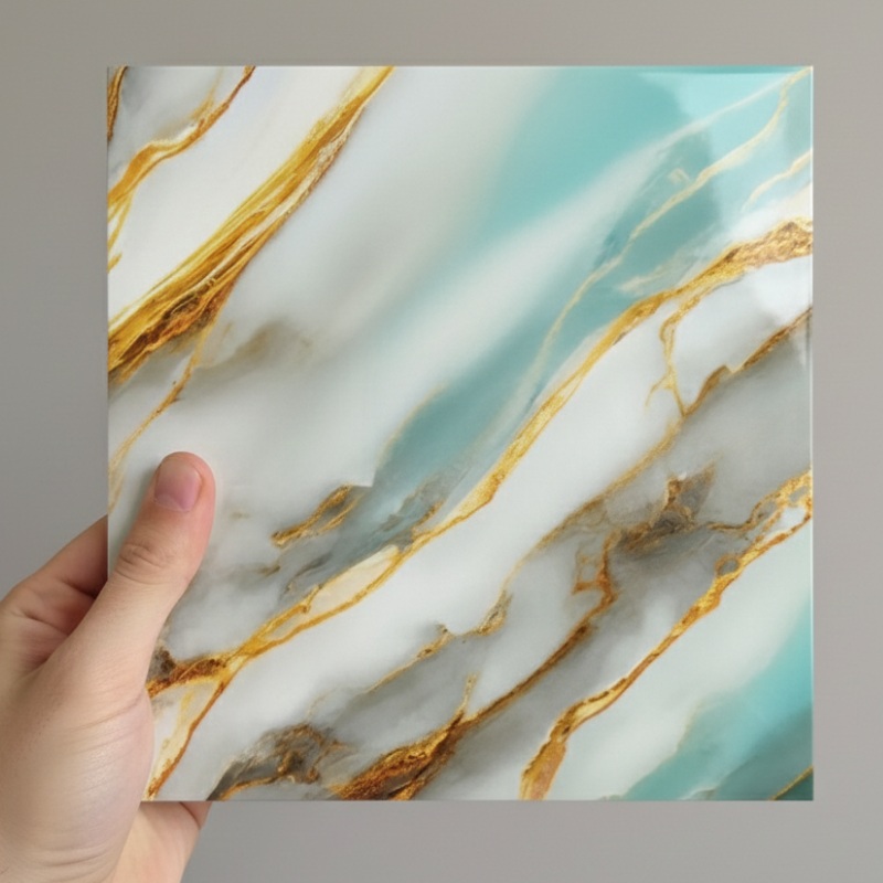 Panneau Mural PVC Avec Design Marbre Élégant