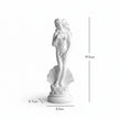 Sculpture Venus Naissante Avec Coquillage Et Silhouette Élégante