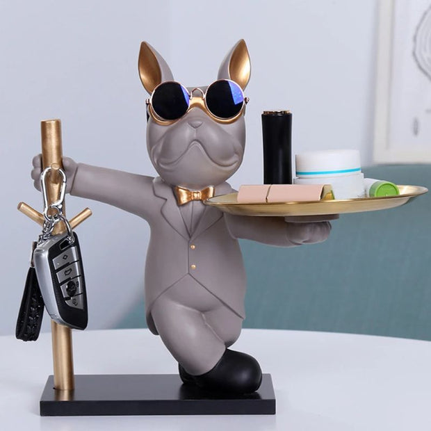 Sculpture Moderne Chien Décoratif Contemporain