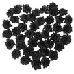 Fleur Artificielle Noir Avec Têtes De Roses