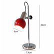 Lampe Champignon Design Rouge Orientable Avec Éclairage Chaud