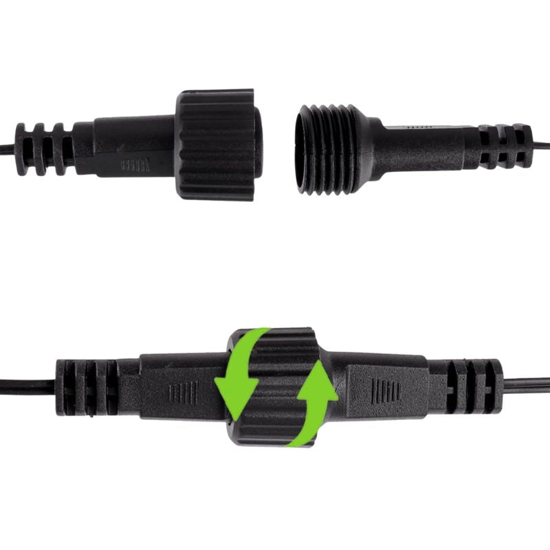 Rallonge D’Alimentation Étanche Pour Guirlande LED