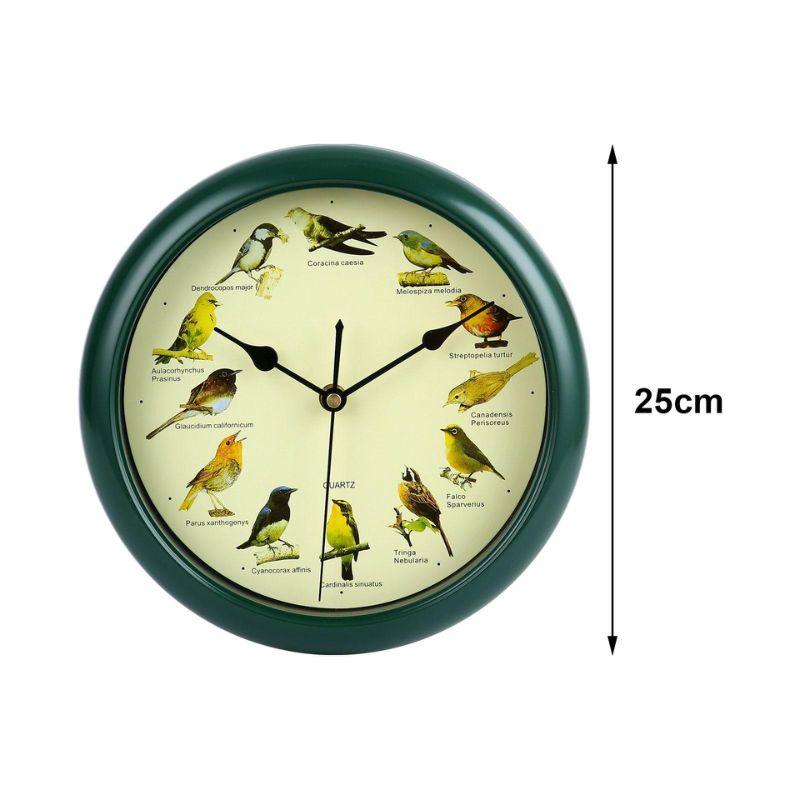 Horloge Parlante Murale Avec Chant D’Oiseaux
