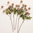 Fleur Artificielle Marron Style Pompon