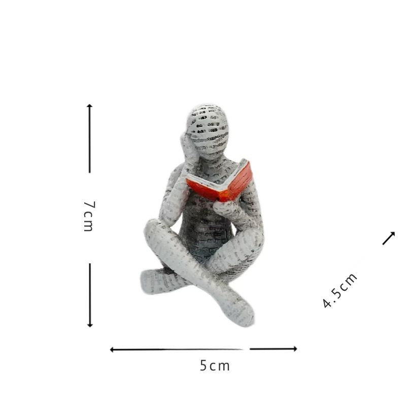 Sculpture Papier Moderne Personnage Artistique