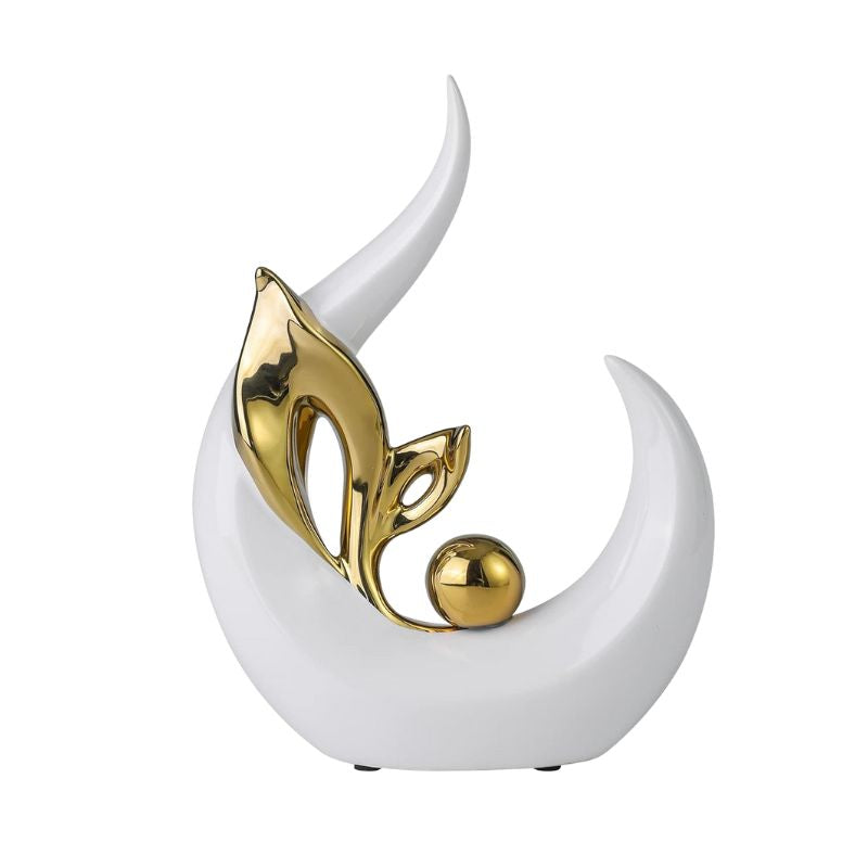 Sculpture Moderne Forme Abstraite Élégante