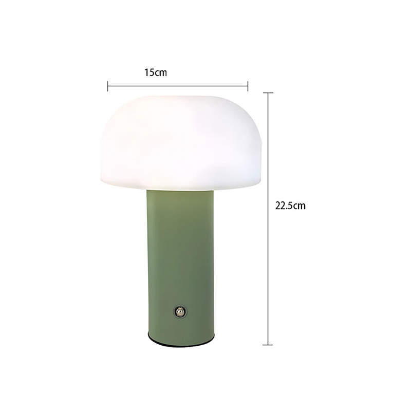 Lampe Champignon Verte Design Minimaliste Et Raffinée