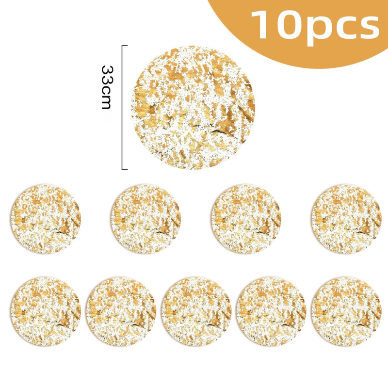 Set De Table Jetable En Papier Décoratif