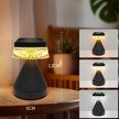 Lampe Champignon Année 70 Noire Avec Effet Cristal Lumineux