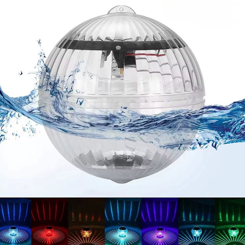 Éclairage de Piscine LED Flottante Solaire