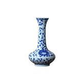 Vase en Porcelaine Bleu et Blanc Pour Décor