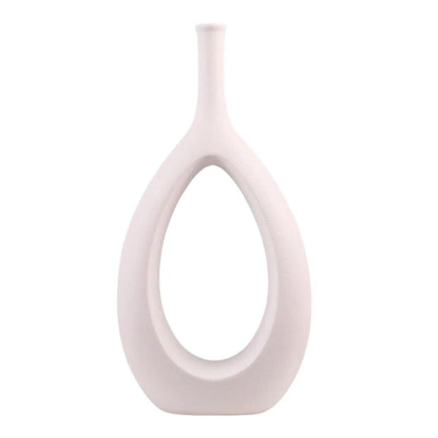 Vase Creux en Céramique de Style Nordique