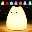 Veilleuses Chat Mignon En Silicone